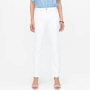NYDJ Sheri Slim Jeans in White